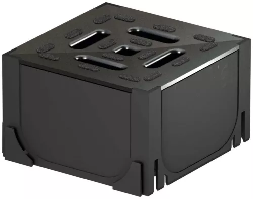 Hexaline hoekelement +kunststof sleufrooster