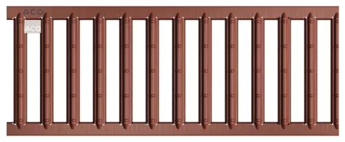 Sleufrooster verzinktstaal terra 50cm