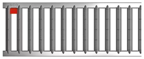 Sleufrooster RVS 50cm