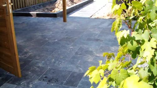 Stones4u Xiam Blue Hardsteen Gezoet Getrommeld (met facet) (758723)