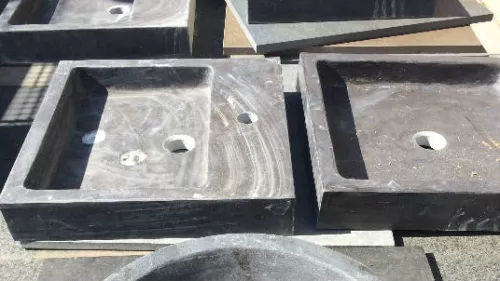 Stones4u Hardsteen wasbak vierkant (759101)